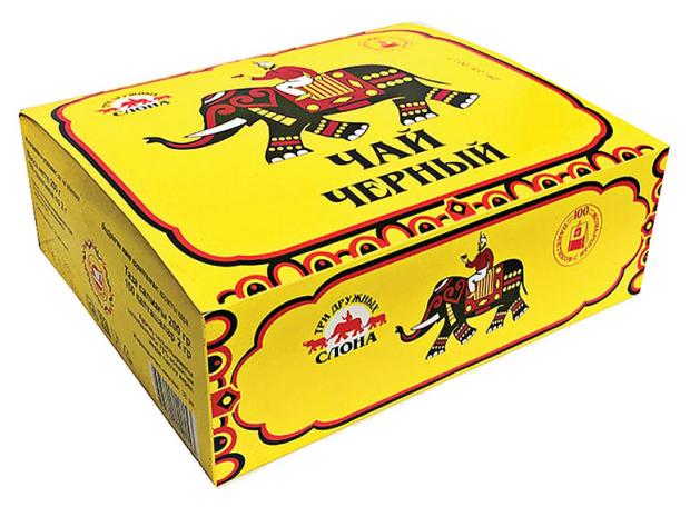 Чай черный «Три Дружных Слона», 100x2 г
Чай черный «Три Дружных Слона», 100x2 г