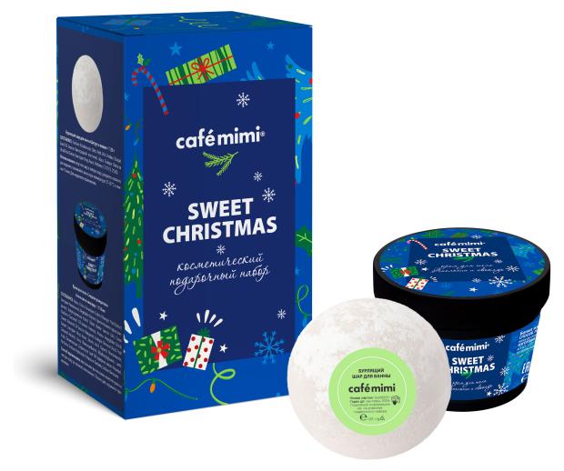 Подарочный набор для ухода за телом Cafemimi Sweet Christmas Сладкое рождество Крем для тела + Бурлящий шар 
Подарочный набор для ухода за телом Cafemimi Sweet Christmas Сладкое рождество Крем для тела + Бурлящий шар