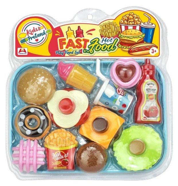 Игровой набор Горячий фаст-фуд, 12 предметов
Игровой набор Горячий фаст-фуд, 12 предметов
