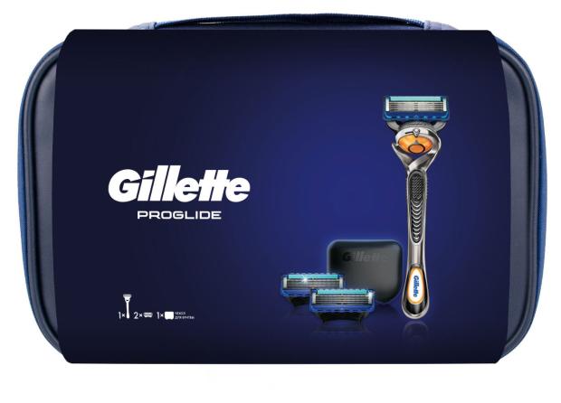 Набор подарочный Gillette бритва Proglide + 2 дополнительные сменные кассеты и косметичка
Набор подарочный Gillette бритва Proglide + 2 дополнительные сменные кассеты и косметичка