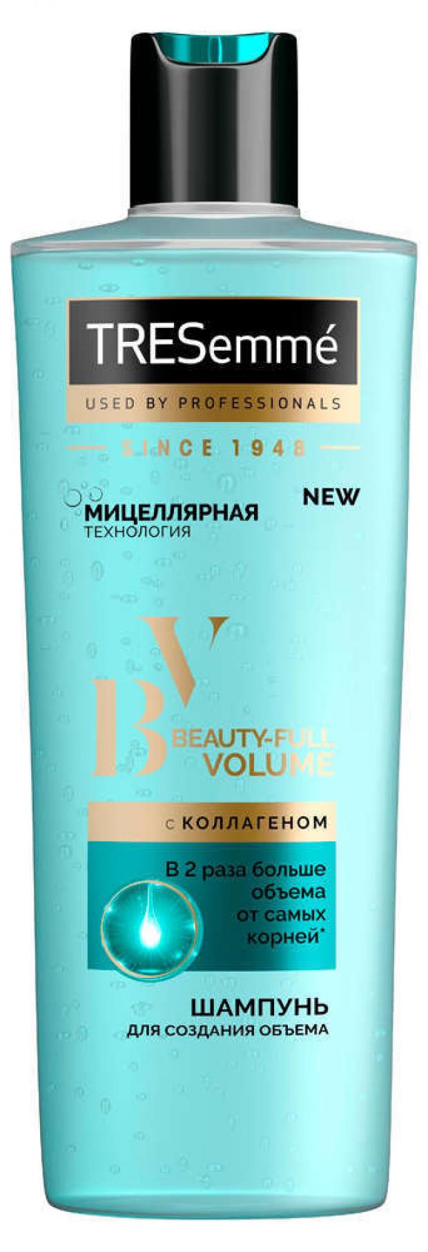 Шампунь для волос TRESemme для создания объема, 400 мл
Шампунь для волос TRESemme для создания объема, 400 мл