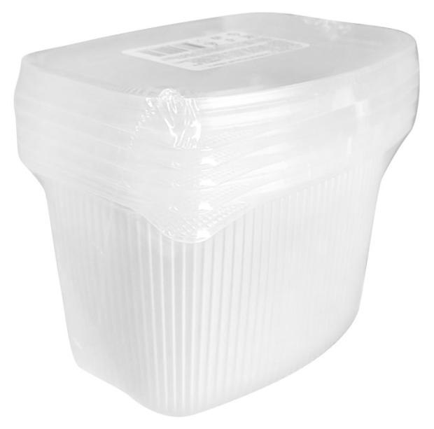 Контейнеры полупрозрачные, 750 мл х 5 шт
Контейнеры полупрозрачные, 750 мл х 5 шт