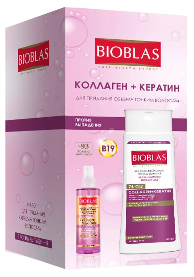 Подарочный набор BIOBLAS с коллагеном и кератином для придания объема тонким волосам, шампунь для волос 360 мл + кондиционер для волос 115 мл
Подарочный набор BIOBLAS с коллагеном и кератином для придания объема тонким волосам, шампунь для волос 360 мл + кондиционер для волос 115 мл