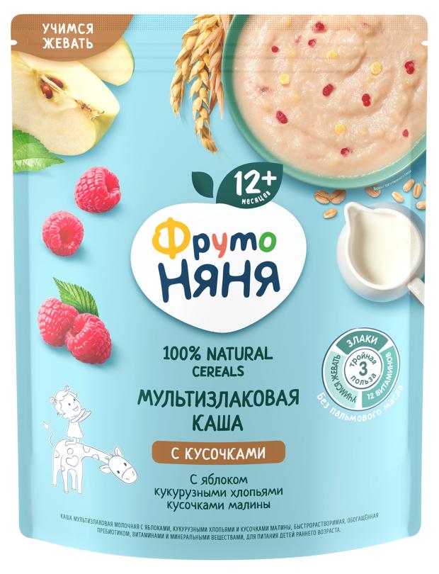 Каша молочная ФрутоНяня мультизлаковая яблоко малина кукурузные хлопья с 12 мес., 200 г
Каша молочная ФрутоНяня мультизлаковая яблоко малина кукурузные хлопья с 12 мес., 200 г