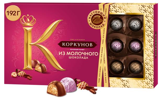 Набор конфет А.Коркунов из молочного шоколада с фундуком грецким орехом со вкусом кленового сиропа, 192 г
Набор конфет А.Коркунов из молочного шоколада с фундуком грецким орехом со вкусом кленового сиропа, 192 г