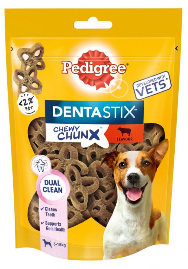 Лакомство для взрослых собак мелких пород Pedigree Denta stix со вкусом говядины, 68 г
Лакомство для взрослых собак мелких пород Pedigree Denta stix со вкусом говядины, 68 г