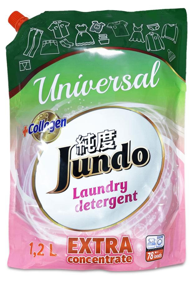 Гель для стирки всех видов белья Jundo Universal Концентрированный универсальный , 1,2 л
Гель для стирки всех видов белья Jundo Universal Концентрированный универсальный , 1,2 л