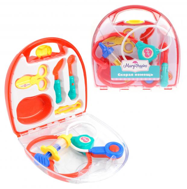 Игровой набор Mery Poppins Скорая помощь, 7 предметов
Игровой набор Mery Poppins Скорая помощь, 7 предметов