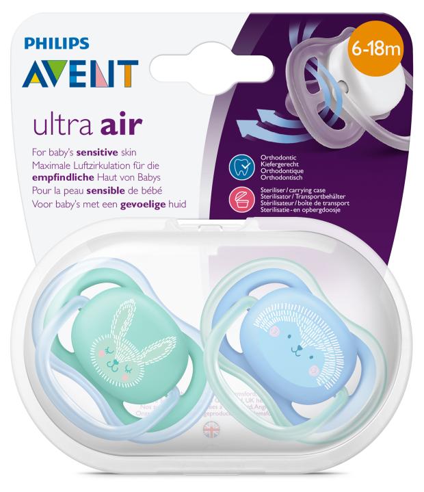 Пустышка с рисунком Philips Avent ultra air SCF344/22 для мальчиков, в комплекте с футляром для хранения и стерилизации, 2 шт, 6-18 мес,
Пустышка с рисунком Philips Avent ultra air SCF344/22 для мальчиков, в комплекте с футляром для хранения и стерилизации, 2 шт, 6-18 мес,