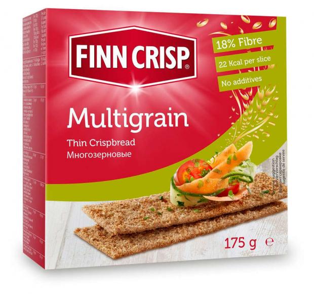 Хлебцы многозерновые FINN CRISP Multigrain, 175 г
Хлебцы многозерновые FINN CRISP Multigrain, 175 г