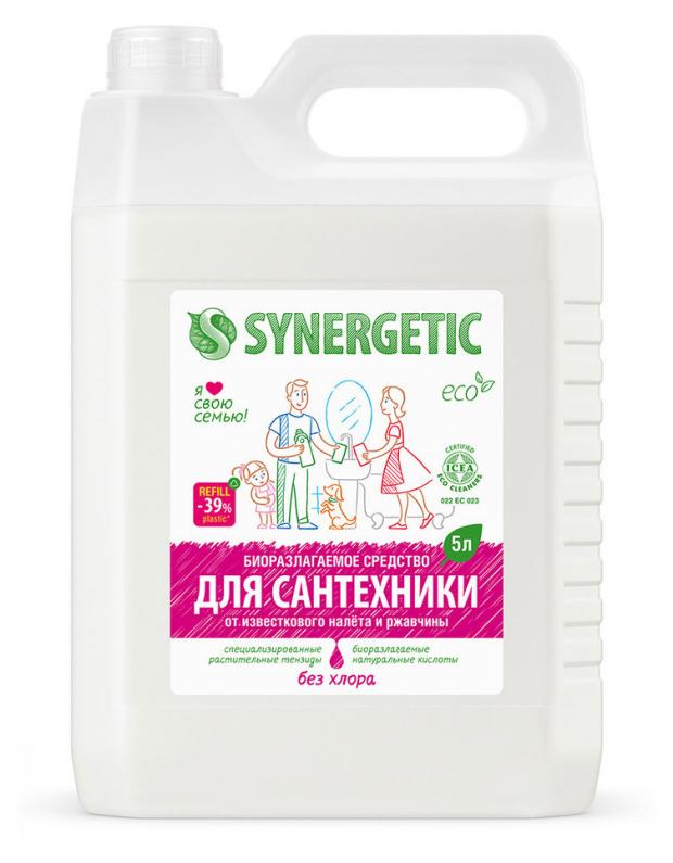 Средство для сантехники от известкового налета и ржавчины Synergetic Биоразлагаемое универсальное, 5 л
Средство для сантехники от известкового налета и ржавчины Synergetic Биоразлагаемое универсальное, 5 л
