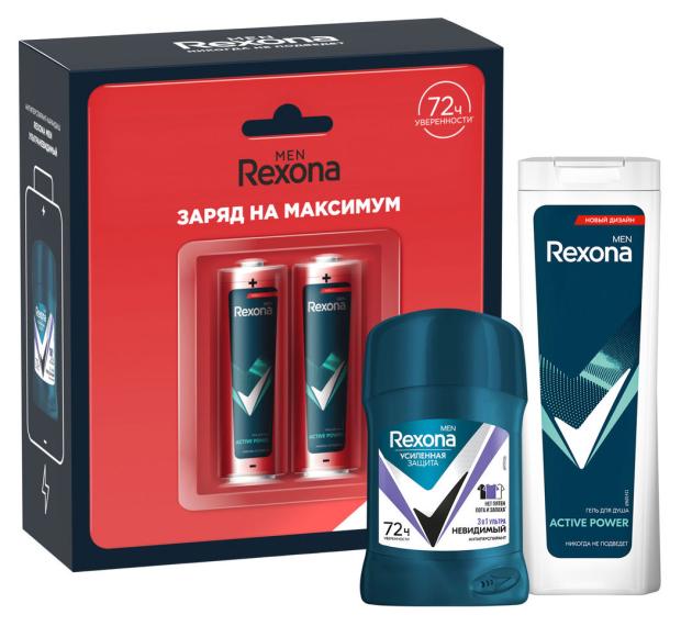 Набор подарочный Rexona Men Энергия уверенности Дезодорант-карандаш, 50 мл + Гель для душа, 180 мл
Набор подарочный Rexona Men Энергия уверенности Дезодорант-карандаш, 50 мл + Гель для душа, 180 мл