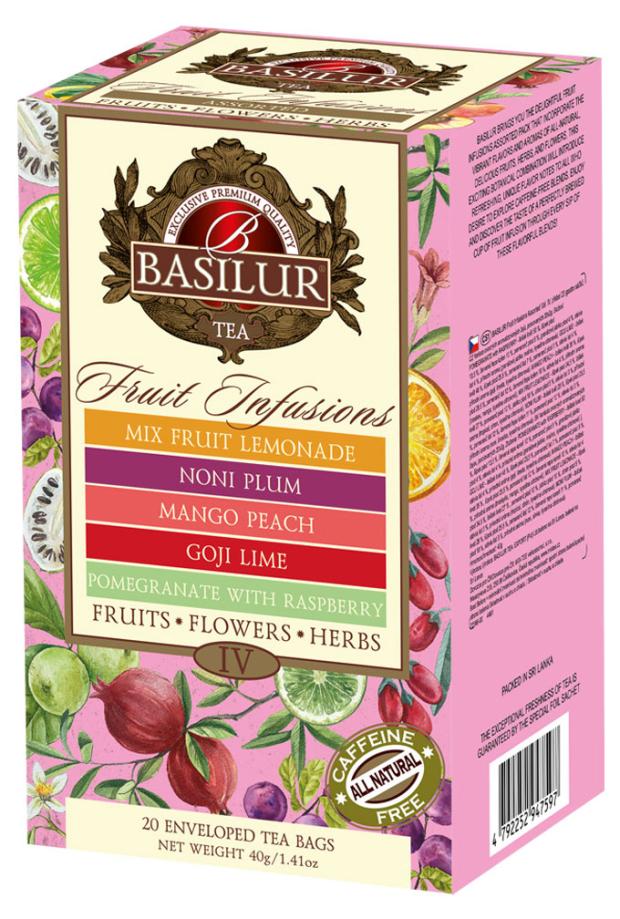 Чайный напиток Basilur Фруктовое вдохновение Fruit infusions ассорти Том 4 ассорти, 20 пакетиков
Чайный напиток Basilur Фруктовое вдохновение Fruit infusions ассорти Том 4 ассорти, 20 пакетиков