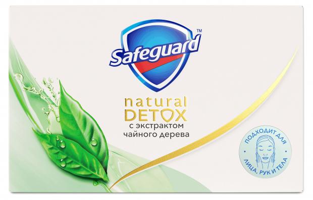 Мыло туалетное Safeguard Natural Detox с экстрактом чайного дерева с антибактериальным эффектом, 110 г
Мыло туалетное Safeguard Natural Detox с экстрактом чайного дерева с антибактериальным эффектом, 110 г