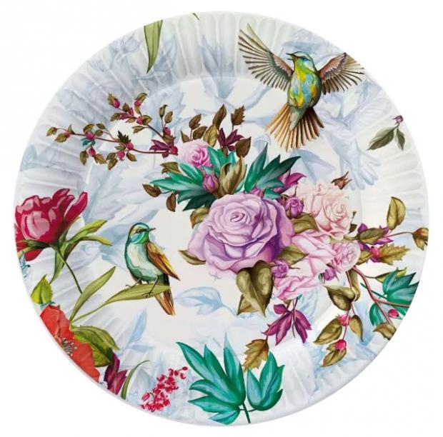 Набор одноразовых тарелок Nd play Птицы и цветы бумага 18 см, 6 шт
Набор одноразовых тарелок Nd play Птицы и цветы бумага 18 см, 6 шт