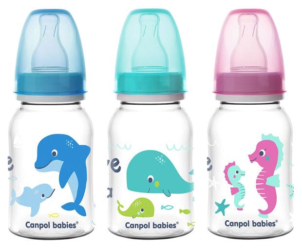 Бутылочка Canpol Babies Love&Sea с узким горлышком с 3 месяцев, 120 мл 
Бутылочка Canpol Babies Love&Sea с узким горлышком с 3 месяцев, 120 мл