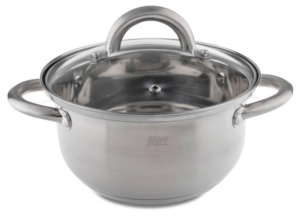 Кастрюля Hitt Kln со стеклянной крышкой 5,8 л, 24х14 см
Кастрюля Hitt Kln со стеклянной крышкой 5,8 л, 24х14 см