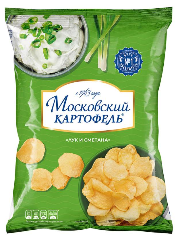 Чипсы Московский картофель Лук и сметана, 70 г
Чипсы Московский картофель Лук и сметана, 70 г