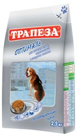 Сухой корм для собак живущих в городе «Трапеза» Оптималь, 2,5 кг