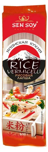 Макаронные изделия Sen Soy Vermicelli лапша, 300 г