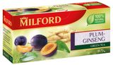 Чай зеленый MILFORD Слива-Женьшень в пакетиках, 20х1.75 г