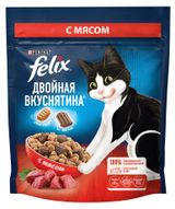 Сухой корм для кошек Felix с мясом, 200 г