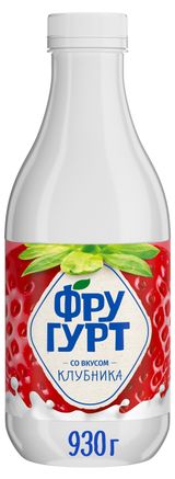 Напиток кисломолочный «Фругурт» со вкусом клубники БЗМЖ, 950 г