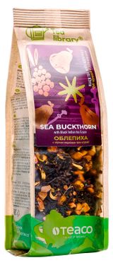 Чай черный «Чайная библиотека» с облепихой и грушей, 100 г