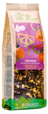 Чай черный «Чайная библиотека» с апельсином календулой и имбирем, 100 г