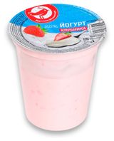 Йогурт АШАН Красная птица с клубникой 2,5% БЗМЖ, 300 г