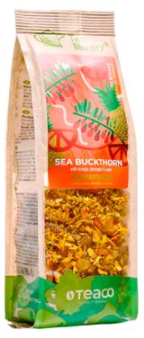 Чайный напиток «Чайная библиотека» Облепиха с апельсином ананасом и яблоком, 100 г