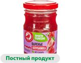 Варенье АШАН Красная птица из клубники без сахара, 210 г