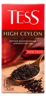 Чай черный Tess цейлонский, 2,25 г х 25 шт