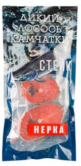 Нерка замороженная «Дикий Лосось Камчатки» стейк, 500 г
