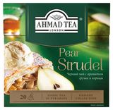 Чай черный Ahmad Tea Грушевый штрудель в пирамидках, 20х1,8 г