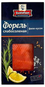 Форель филе-кусок слабосоленая Gustafsen, 180 г