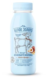 Йогурт питьевой «Белое Золото» из козьего молока злаки и фундук 3,2% БЗМЖ, 300 мл