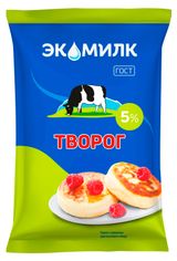 Творог «Экомилк» брикет 5% БЗМЖ, 180 г