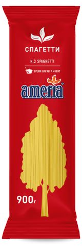 Макаронные изделия Ameria №3 спагетти, 900 г