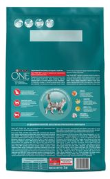 Сухой корм Purina ONE для стерилизованных кошек с лососем, 3 кг