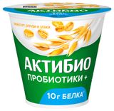Йогурт «АктиБио» с отрубями и злаками 2,9% БЗМЖ 220 г