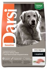 Сухой корм для собак всех пород Darsi с чувствительным пищеварением Индейка Sensitive, 2,5 кг