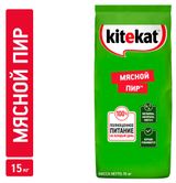Сухой корм для кошек Kitekat мясной пир, 15 кг