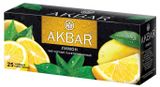Чай черный AKBAR с ароматом лимона в пакетиках, 2 г х 25 шт