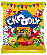 Мармелад жевательный Choodly Забавные ползунчики 6 вкусов, 70 г