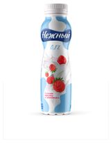 Напиток йогуртный «Нежный» Легкий с соком малины и земляники 0,1%, 285 г