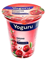 Йогурт густой Yoguru Вишня 1,5% Беларусь, 310 г