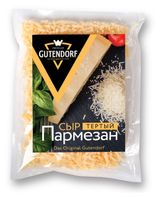 Сыр твердый тертый Пармезан Gutendorf в пакете 40% БЗМЖ, 150 г
