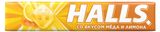 Карамель леденцовая Halls со вкусом меда и лимона, 25 г