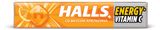 Карамель леденцовая Halls с витамином С и вкусом апельсина, 25 г